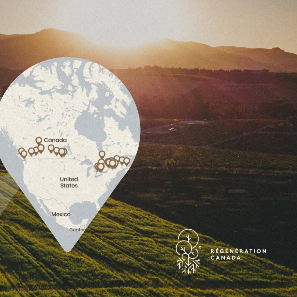 Map - Regenerative Farms in Canada